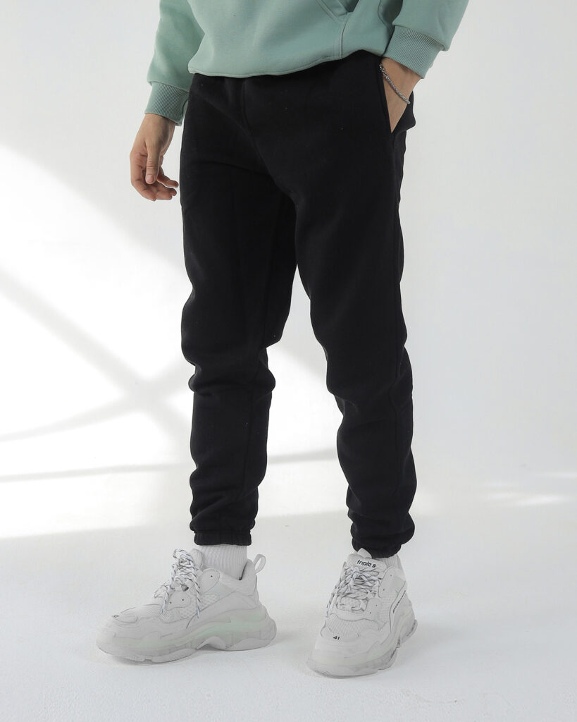 Black Regular Sweatpant