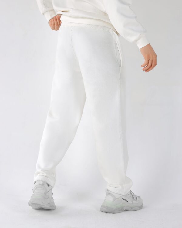 White Straight Sweatpants - Image 4