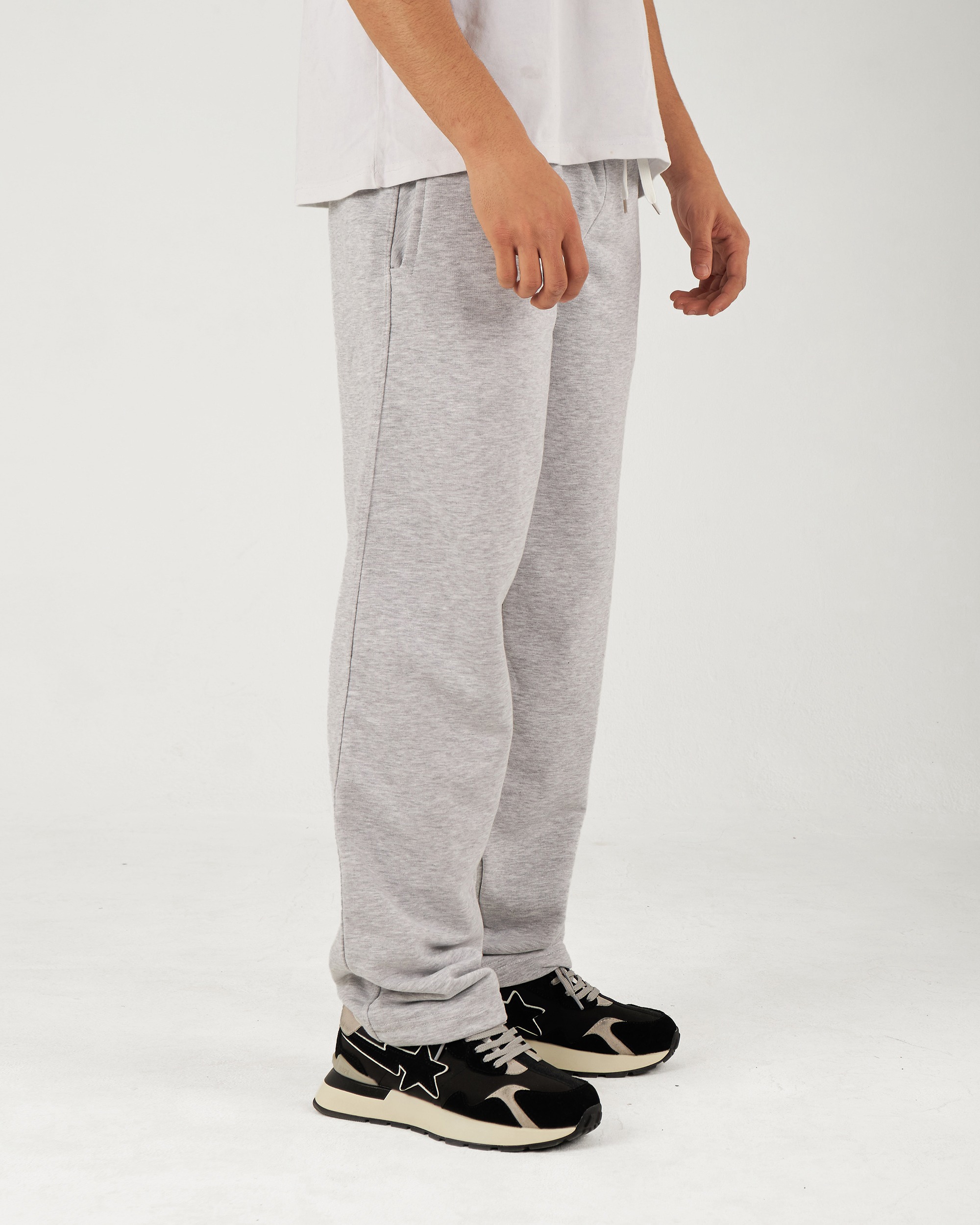 Introducing our Gray Straight Fit Sweatpants, designed for comfort and easy movement. Made from Summer Melton 100% Cotton Fabric for a soft feel against the skin. Perfect for everyday wear, Add them to your wardrobe today and experience the ultimate blend of comfort and style.