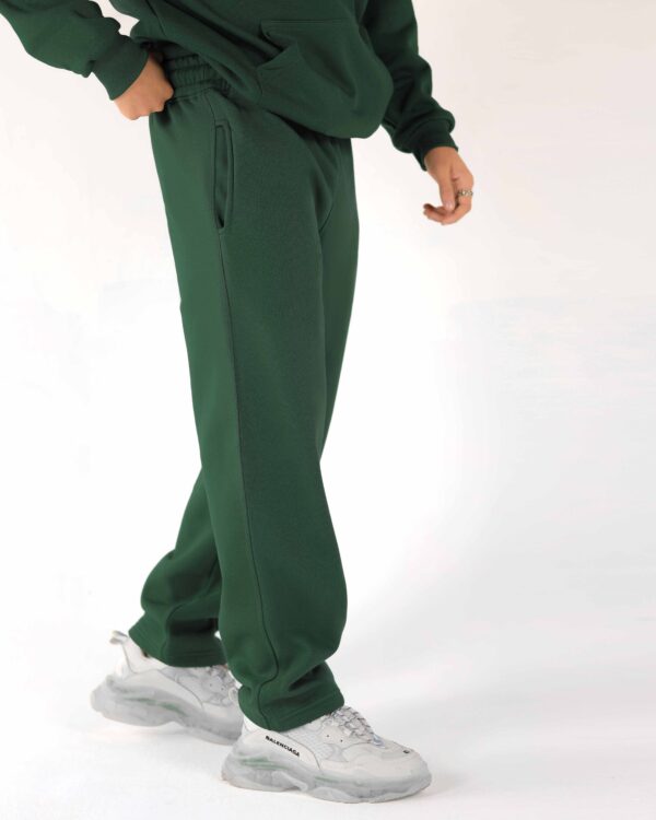 Green Straight Sweatpants - Image 2