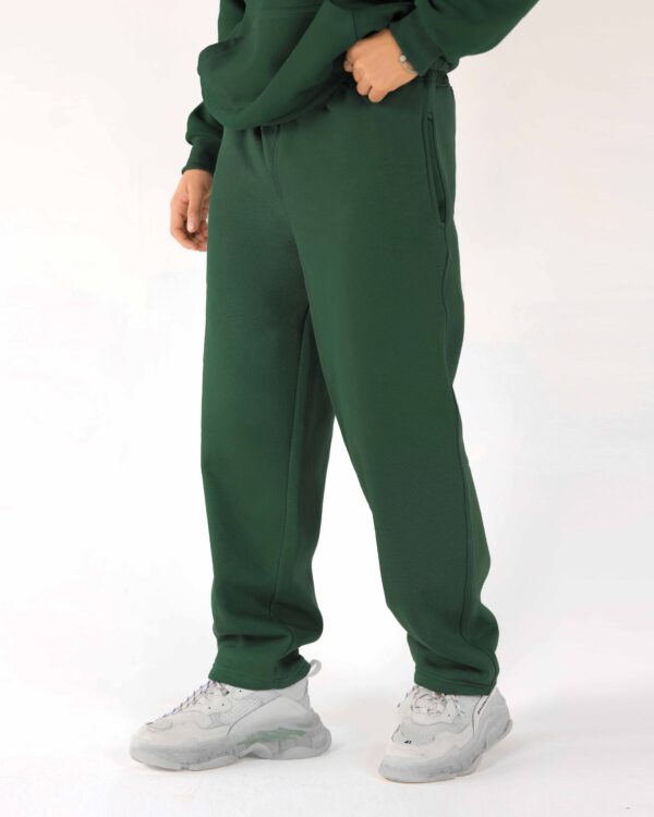 Green Straight Sweatpants