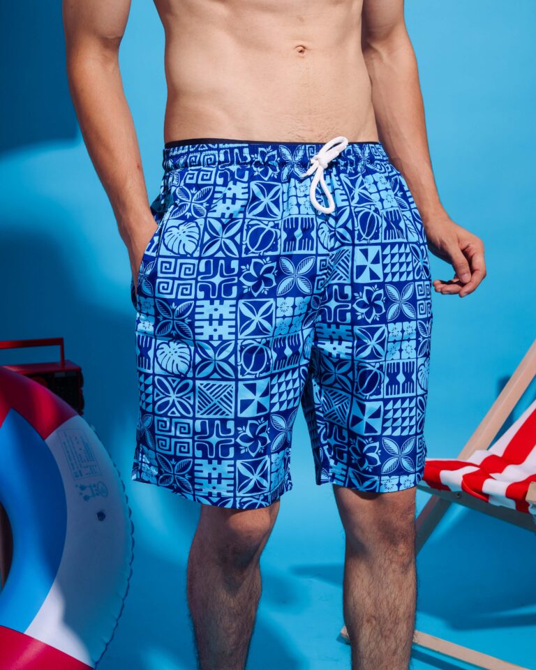 Blue Swim Shorts for men