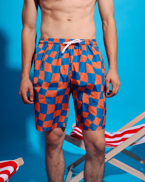 Orange Swim Shorts for men