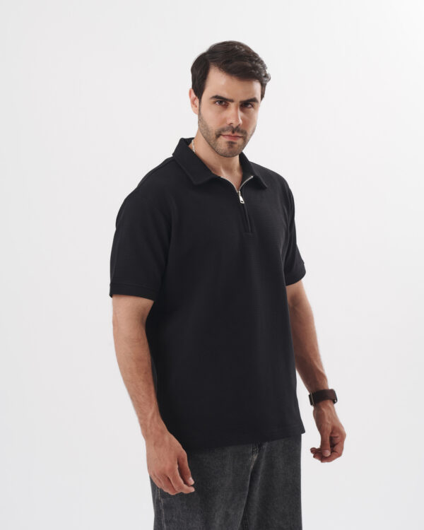 Black Quarter Zip Shirt