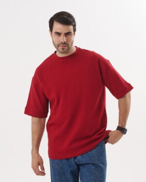 Burgundy Premium Oversized T-shirt