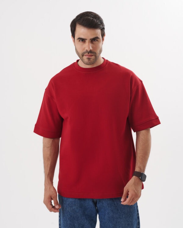Burgundy Premium Oversized T-shirt