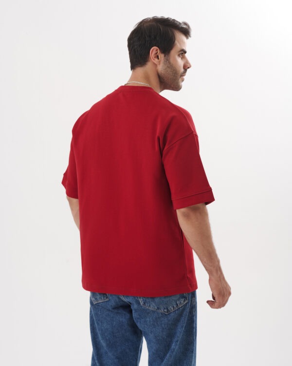 Burgundy Premium Oversized T-shirt