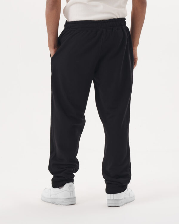 Black Fearless Straight Sweatpants